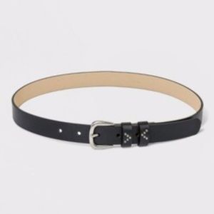 Women's Double Loop With Rivet Belt